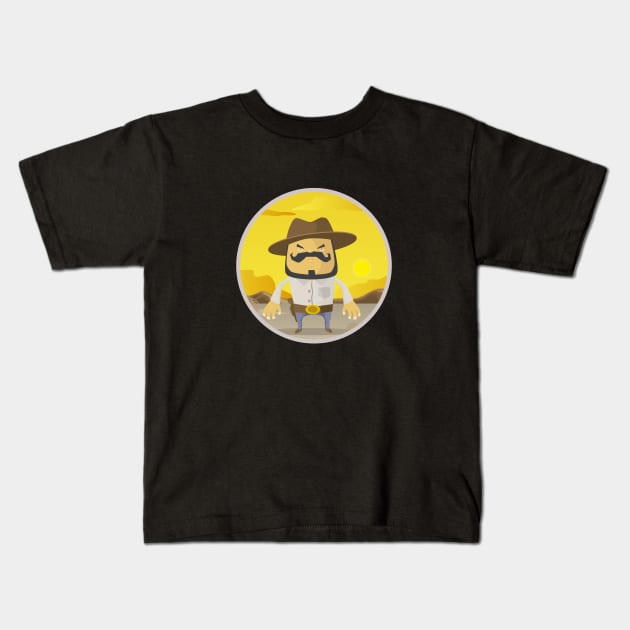 cowboy Kids T-Shirt by darkjavier23